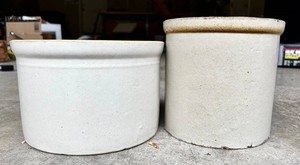 G - Vintage Stoneware Crocks (Lot of 2)