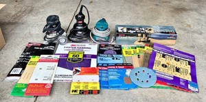 G - Mixed Lot 4 Sanders & Sanding Sheets