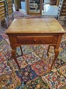 Cute Vintage Sewing Machine Cabinet - Solid