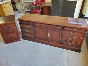 Set of Sligh Brand Quality Wood Cabinets&nbsp