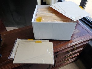 Large group of 8 12 x 14 Unused Filing Placards