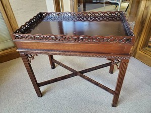 Gorgeous Ornate Wood Table with Lots of Detail