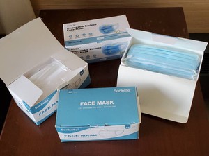 4 Boxes of Sankelle Face Masks - Unused