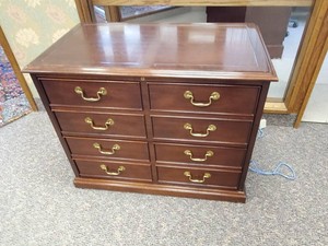 Solid DrawerCabinet with 2 Deep Drawers