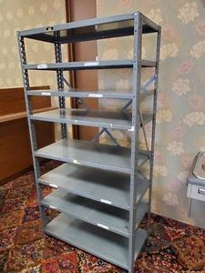 Six Foot Tall 8 Shelf metal Shelving&nbsp
