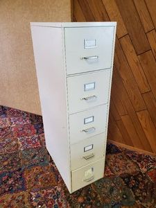 Metal 5 Drawer Office Cabinet