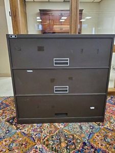41 Tall X 42 Wide Metal Bank Office Cabinet&nbsp