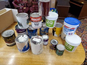 Large Lot of Paint and Wall Patch&nbsp