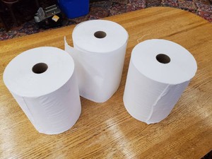 3 Large Rolls of Commercial paper towels