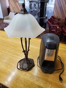 Beautiful Desk Lamp with Coffee Maker