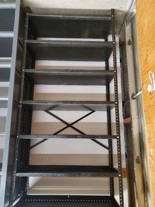 Sturdy Metal Shelf 6 Foot Tall