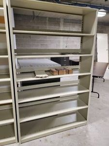76x4foot wide metal shelf