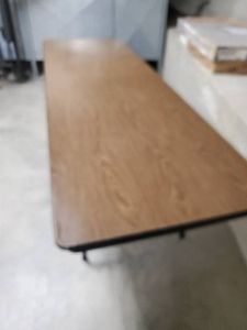 Solid 8 foot Long folding table