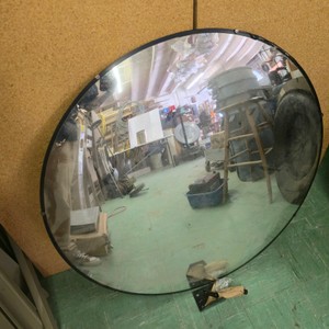 Round Convex Safety Mirror with Mounting Hardware
