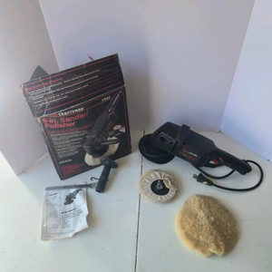 Craftsman 7-Inch SanderPolisher Model 91052 with Box and Accessories
