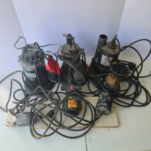 Lot of 3 Submersible Utility Pumps