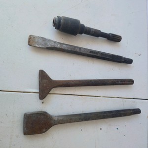 Lot of Masonry Chisels and Hammer Drill Bits