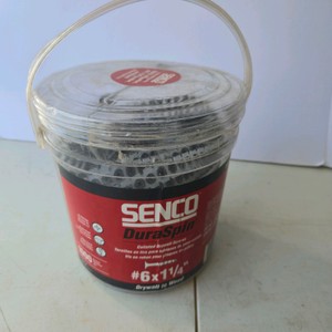 Senco DuraSpin #6 x 1-14 Collated Drywall Screws Bucket