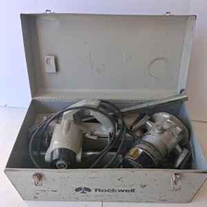Rockwell Model 126 Porta-Plane and Stanley Industrial Router Tool Lot