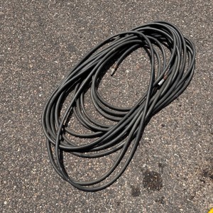 Gray Air Hose with Quick Connect Fitting
