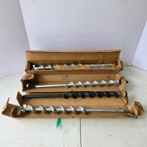 Lot of Long Wood Auger Drill Bits