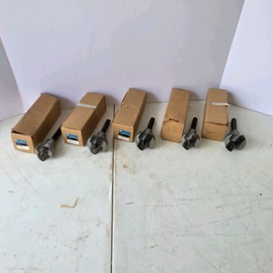 Lot of 5 Woodworking Forstner Bits with Storage Boxes