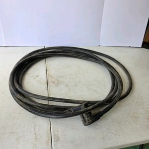 Heavy Duty Black Extension Cord with Twist-Lock Connector