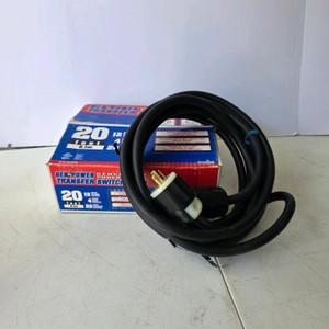 20 Ft 20 Amp 12 Gauge 4-Prong Extension Cord
