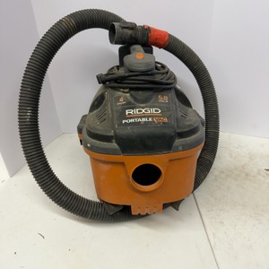 RIDGID 4 Gallon 5.0 Peak HP Portable Wet Dry Vac