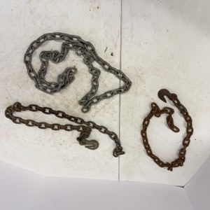 Lot of Tow Chains with Grab Hooks