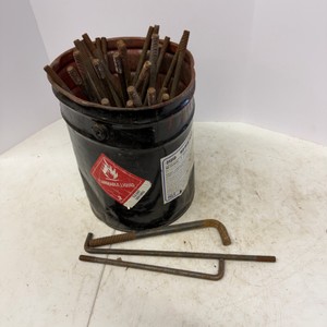 Bucket of anchor bolts