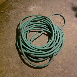 Green Garden Hose