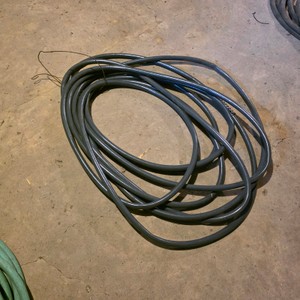 Black Rubber Utility Hose