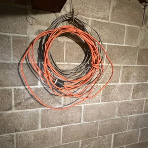Lot of Heavy Duty Extension Cords with Twist-Lock Plug