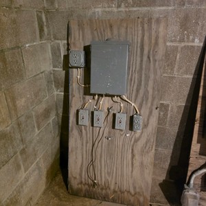 Temp Electrical Breaker Panel