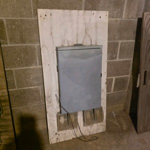 Temp Electrical Breaker Panel