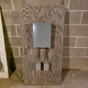 Temp Electrical Breaker Panel