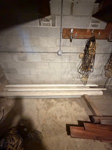 Lot of White PVC Pipes