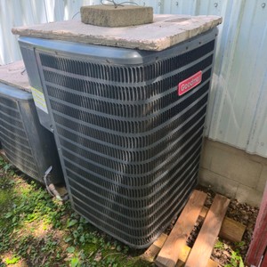 Goodman Outdoor Central Air Conditioner Condenser Unit