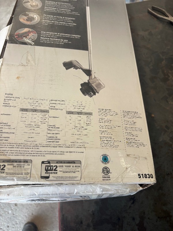 60 Volt String Trimmer 1416