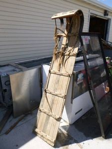 Vintage Wooden Toboggan