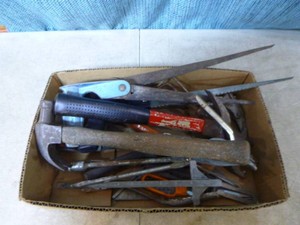 Flat of Assorted Tools