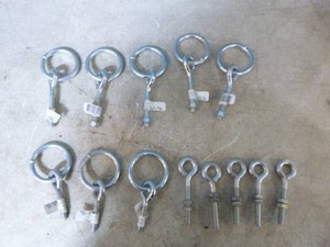 Hitching Bolts with Rings and Eye Bolts