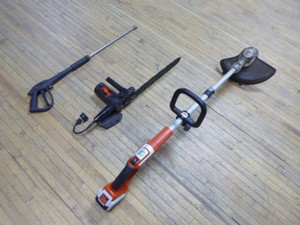 Weed Trimmer, Chains Saw and Pressure Washer Wand