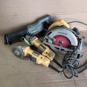 DeWalt Saw&(2) Grinders, Performax Recip. Saw
