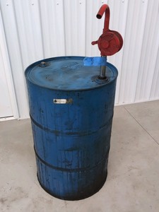55-gallon steel drum manual rotary hand pump