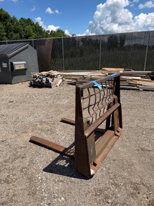 Skid-steer Pallet Fork Attachment