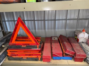7 sets of Highway Safety Warning Triangles