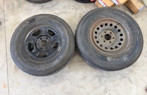 Two tires Ameritrac & Goodyear Wrangler