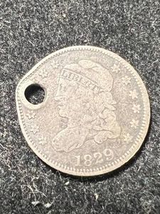 1829 US BUST HALF DIME
